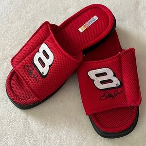 Dale Jr. #8 Mens Slides/Slippers. Size 10; Like New Condition